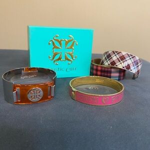 Coach and Rustic Cuff Bracelet Set